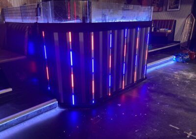 Montering af LED-styring og programmering til visuelle effekter